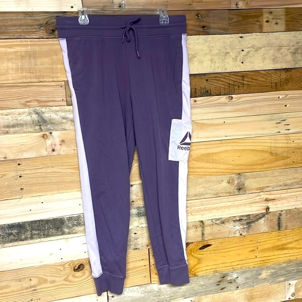 Reebok size large purple joggers with side pocket